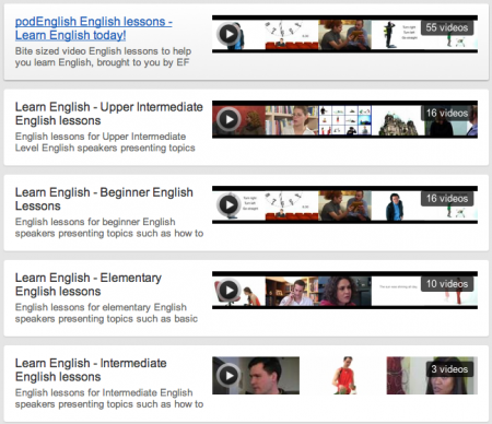 EF PodEnglish - Aulas categorizadas para aprender a falar inglês