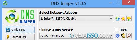 Baixar programa para configurar DNS em um clique - DNS Jumper programa grátis que automaticamente avalia velocidade e configura no PC