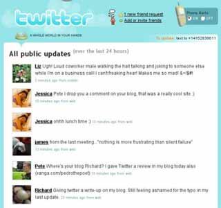 Twitter - Diferentes tipos de usuários mandam mensagem no Twitter