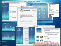 Transformar o Windows XP e Vista em Windows 7 – Baixar Skin Tema