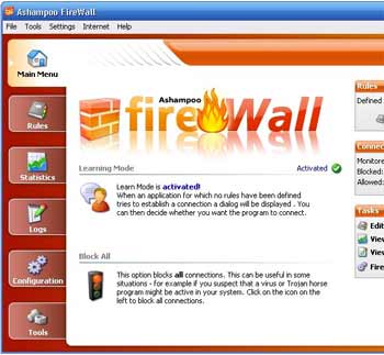 Ashampoo firewall - Um dos melhores firewall anti hacker para navegar na internet e usar seu PC tranquilo