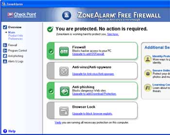 ZoneAlarm Firewall - Excelente programa de firewall completo sem serial nem crack, desde windows XP!