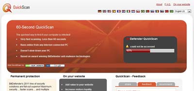 Bitdefender, um dos melhores sites para procurar virus no computador sem instalar antivirus no PC