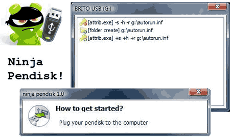 Ninja Pendisk é um programa grátis para verificar se o USB tem os vírus 