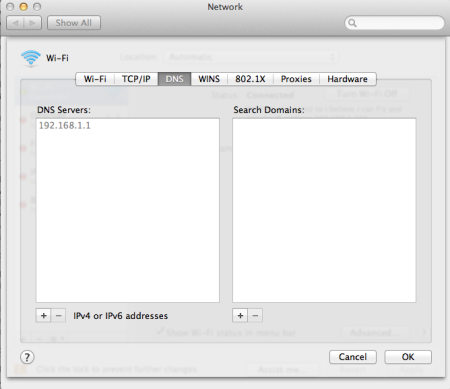 Como alterar as configurações de DNS no Mac OS X Lion 