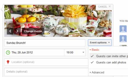 Criar um evento no Google+ é muito simples e legal, cria um lugar para as pessoas conversar a respeito, compartilhar as fotos e organizar a festa