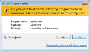 UAC do Windows confirma se voce quer mesmo instalar ou modificar um arquivo, dando mais controle, porem te atrapalhando mais