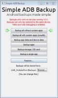 Simple ADB Backup - Programa para fazer backup android de contatos e apps sem root, grátis