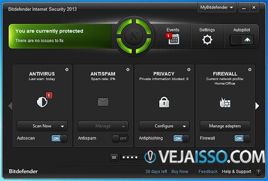 BitDefender Internet Security - O melhor antivírus para Windows em 2013