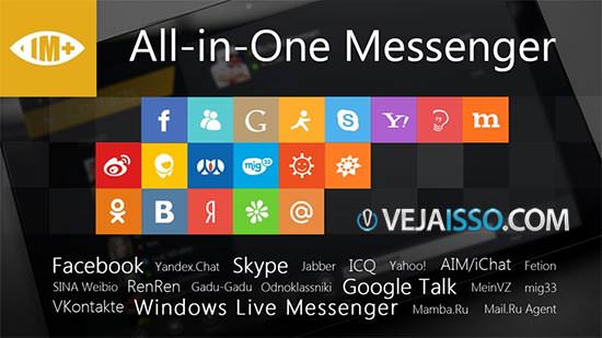IM+ é o mais completo e melhor programa de conversa e mensagens para o Windows 8