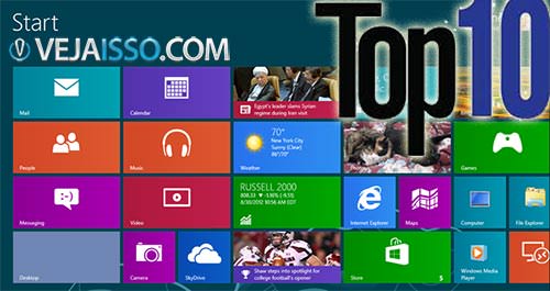 Nossa llista com os Top 10 melhores programas para Windows 8 grátis para download