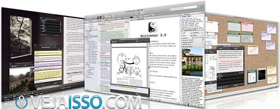 Scrivener é o melhor programa para escrever livros para Mac