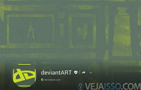 DeviantArt ha muito tempo e o site que mais bem representa e agrega arte, tambem compartilhando seus principais trabalhos no Google+