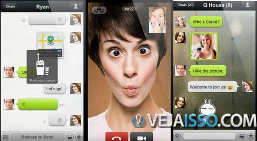 WeChat é o programa de chat chinês que quer dominar o mundo através da função walkie talkie, video chamadas e compartilhamento de fotos e vídeos em momentos