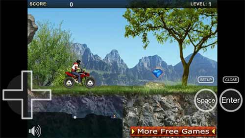 Puffin Browser consegue rodar jogos em flash ao rodar na nuvem, mesmo no iPhone e iPad, além de apresentar ou mouse ou controles virtuais
